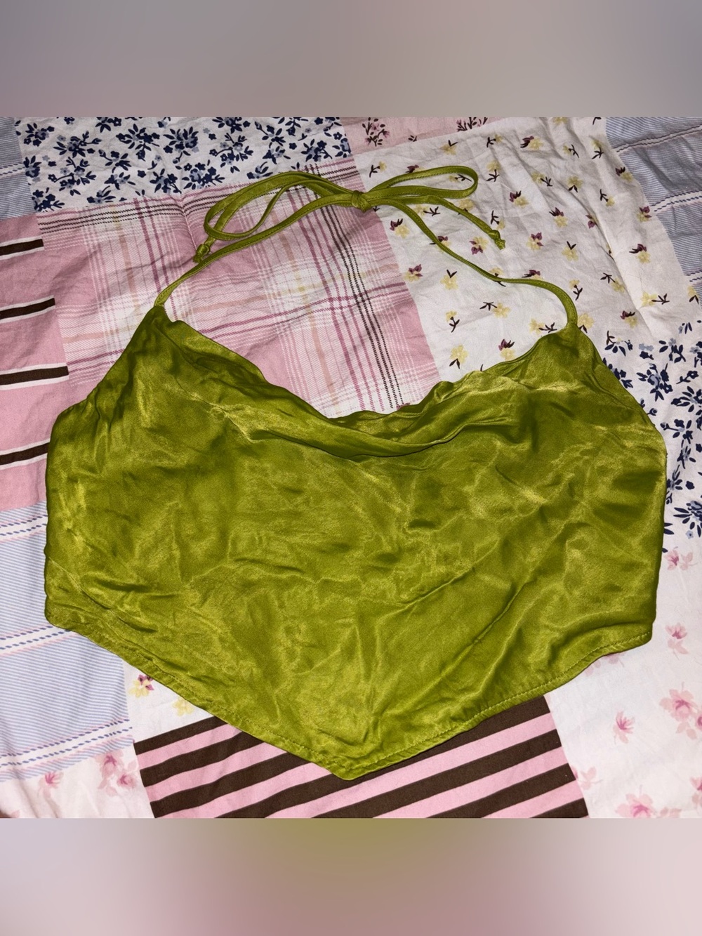 Wild Fable Green Cowl Neck Blouse